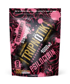 Tripnotik Strawberry Mushroom Gummies – 4000mg