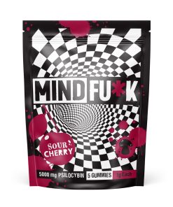 Mindfuck Sour Cherry Mushroom Gummies – 5000mg