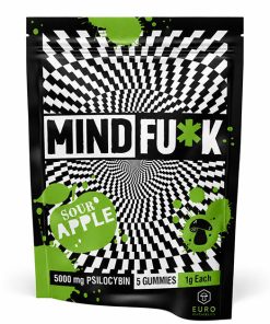 Mindfuck Sour Apple Mushroom Gummies – 5000mg