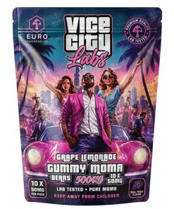 Vice City Labs – Blue Raspberry MDMA Gummy Bears – 500MG